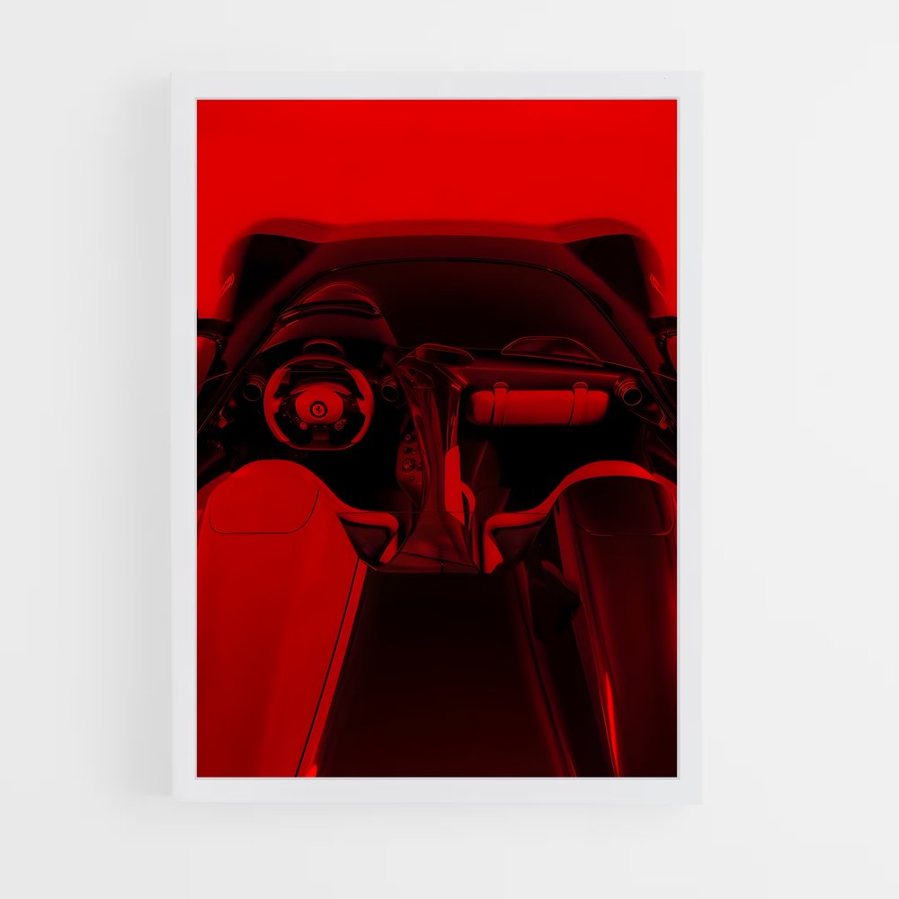 Poster Monza Racing Spirit – affiche Ferrari (vue 3)